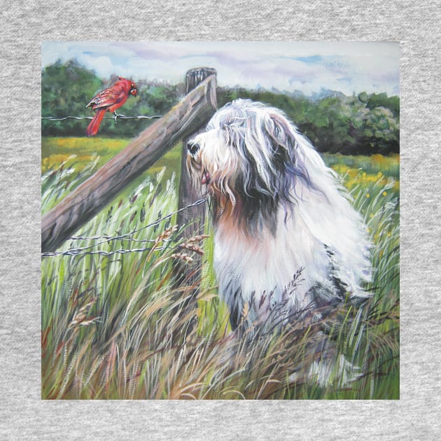 Bearded Collie Fine Art Painting by LASHEPARD